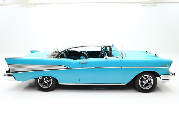 For Sale Used 1957 Chevrolet Bel Air Hardtop 4-Spd Disc Brakes | American Dream Machines Des Moines IA 50309