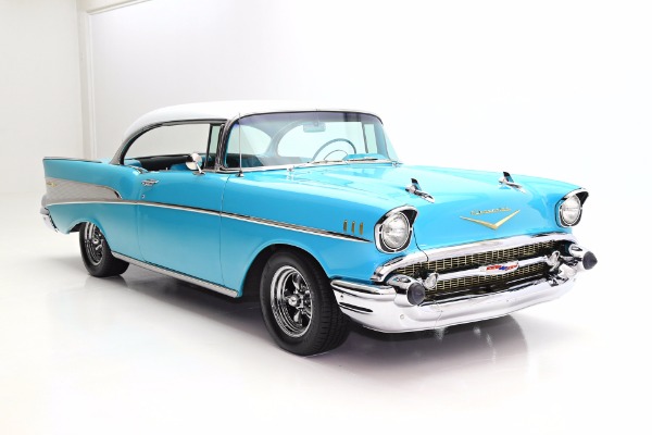 For Sale Used 1957 Chevrolet Bel Air Hardtop 4-Spd Disc Brakes | American Dream Machines Des Moines IA 50309