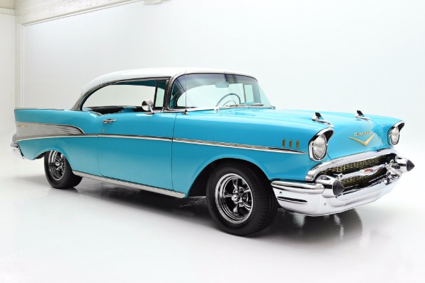 For Sale Used 1957 Chevrolet Bel Air Hardtop 4-Spd Disc Brakes | American Dream Machines Des Moines IA 50309