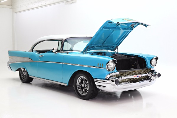 For Sale Used 1957 Chevrolet Bel Air Hardtop 4-Spd Disc Brakes | American Dream Machines Des Moines IA 50309