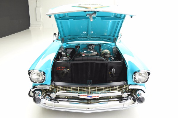 For Sale Used 1957 Chevrolet Bel Air Hardtop 4-Spd Disc Brakes | American Dream Machines Des Moines IA 50309