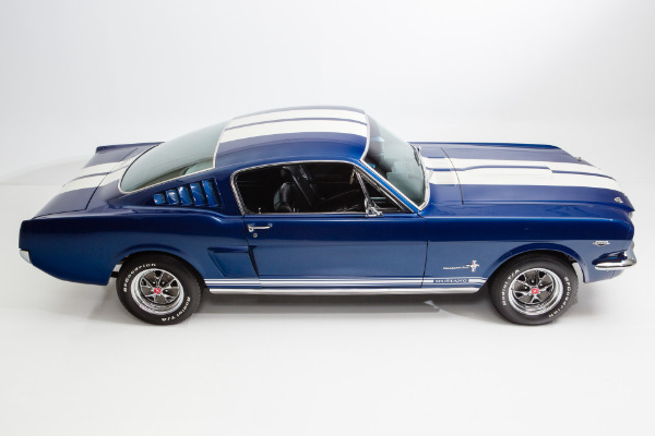 For Sale Used 1966 Ford Mustang Fastback Cobalt Blue 2+2 | American Dream Machines Des Moines IA 50309