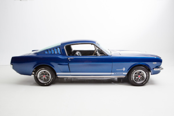 For Sale Used 1966 Ford Mustang Fastback Cobalt Blue 2+2 | American Dream Machines Des Moines IA 50309