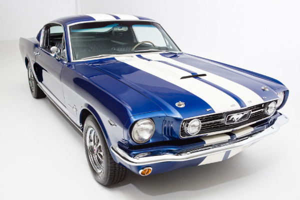 For Sale Used 1966 Ford Mustang Fastback Cobalt Blue 2+2 | American Dream Machines Des Moines IA 50309