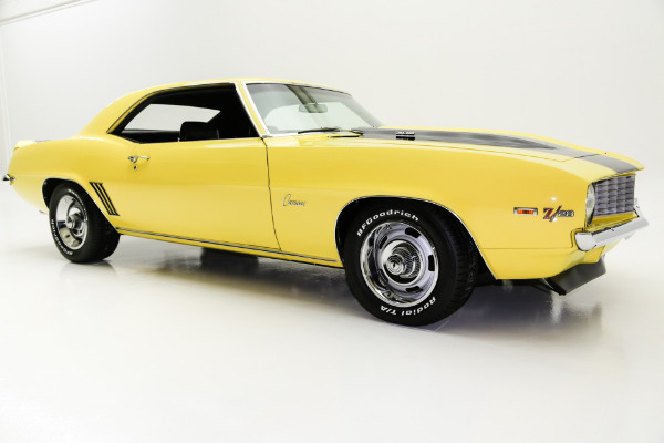 For Sale Used 1969 Chevrolet Camaro Z28, X33  Daytona Yellow | American Dream Machines Des Moines IA 50309