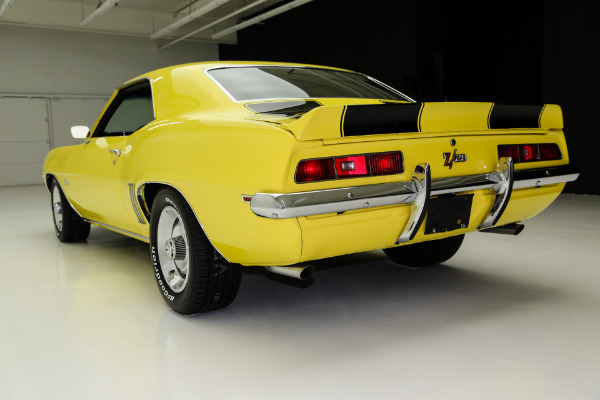 For Sale Used 1969 Chevrolet Camaro Z28, X33  Daytona Yellow | American Dream Machines Des Moines IA 50309