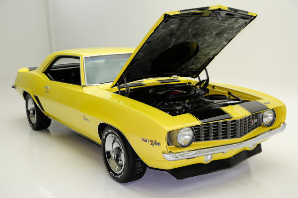 For Sale Used 1969 Chevrolet Camaro Z28, X33  Daytona Yellow | American Dream Machines Des Moines IA 50309