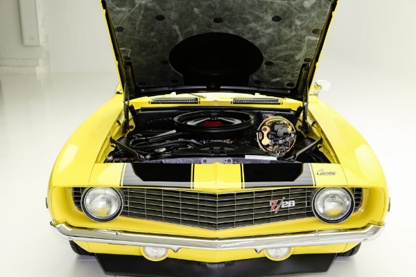 For Sale Used 1969 Chevrolet Camaro Z28, X33  Daytona Yellow | American Dream Machines Des Moines IA 50309