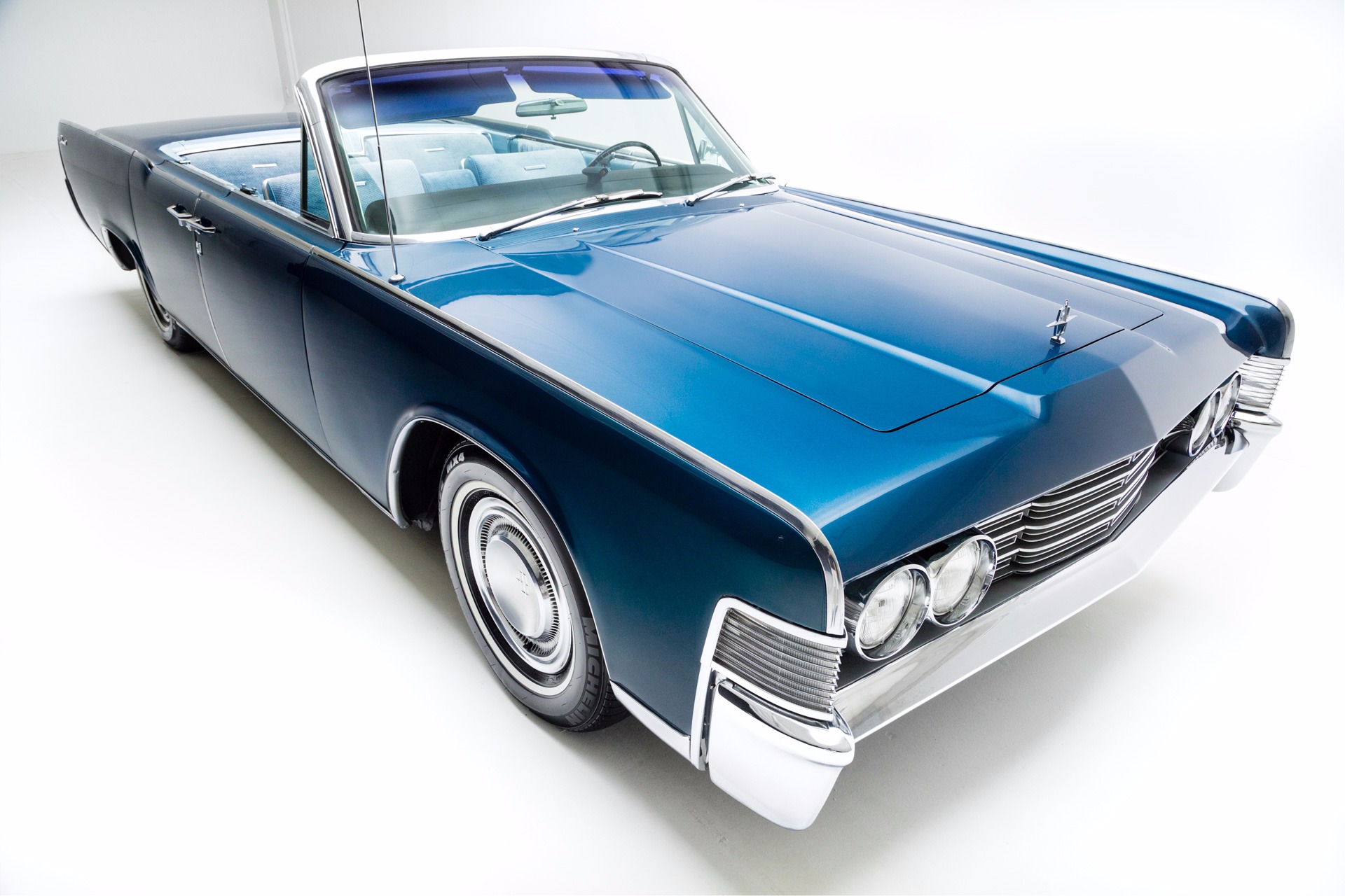 For Sale Used 1965 Lincoln Continental Metallic Blue, Loaded | American Dream Machines Des Moines IA 50309