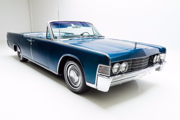 For Sale Used 1965 Lincoln Continental Metallic Blue, Loaded | American Dream Machines Des Moines IA 50309