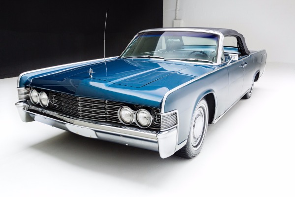 For Sale Used 1965 Lincoln Continental Metallic Blue, Loaded | American Dream Machines Des Moines IA 50309