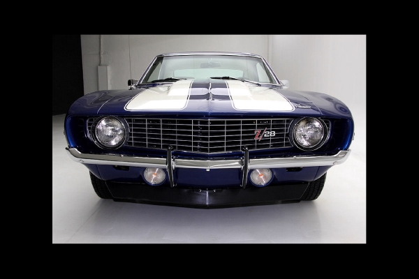 For Sale Used 1969 Chevrolet Camaro Z28, Blue X-77 DZ 302 Z28 | American Dream Machines Des Moines IA 50309