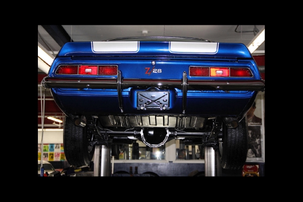 For Sale Used 1969 Chevrolet Camaro Z28, Blue X-77 DZ 302 Z28 | American Dream Machines Des Moines IA 50309