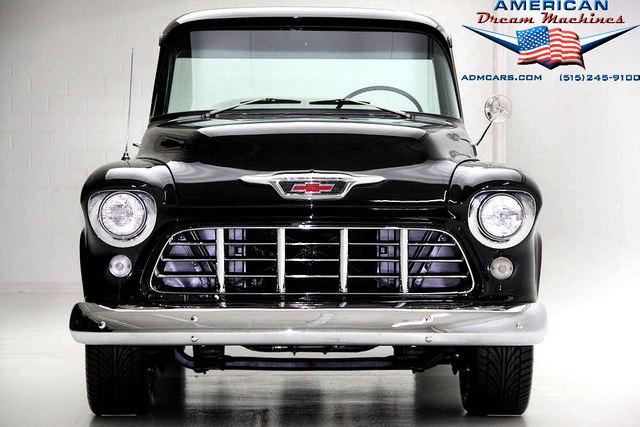 For Sale Used 1955 Chevrolet Pickup 454 Big Back Window Stepside Pickup | American Dream Machines Des Moines IA 50309