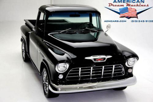 For Sale Used 1955 Chevrolet Pickup 454 Big Back Window Stepside Pickup | American Dream Machines Des Moines IA 50309