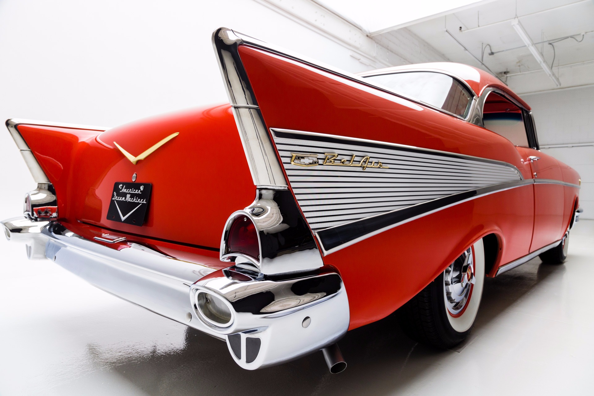 For Sale Used 1957 Chevrolet Bel Air Hardtop Frame Off | American Dream Machines Des Moines IA 50309