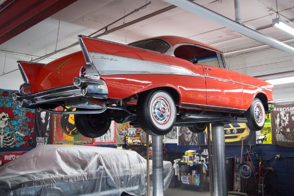 For Sale Used 1957 Chevrolet Bel Air Hardtop Frame Off | American Dream Machines Des Moines IA 50309