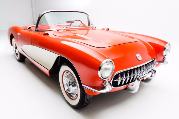 For Sale Used 1956 Chevrolet Corvette Convertible Dual Quads | American Dream Machines Des Moines IA 50309