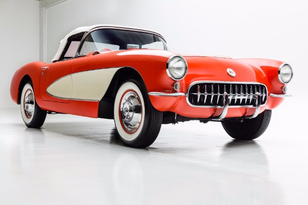 For Sale Used 1956 Chevrolet Corvette Convertible Dual Quads | American Dream Machines Des Moines IA 50309