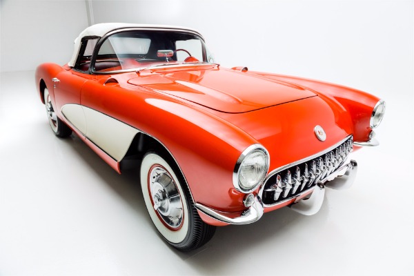 For Sale Used 1956 Chevrolet Corvette Convertible Dual Quads | American Dream Machines Des Moines IA 50309