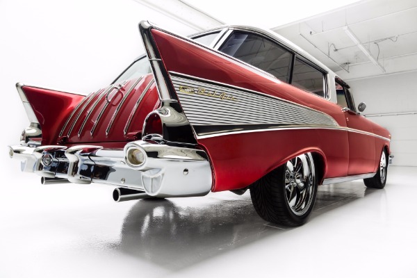 For Sale Used 1957 Chevrolet 210 Candy Red Pro-Tour AC | American Dream Machines Des Moines IA 50309