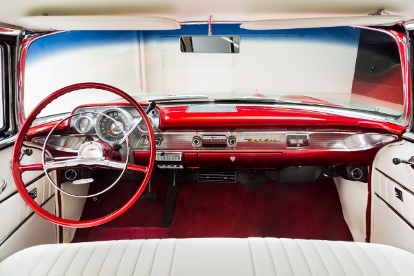 For Sale Used 1957 Chevrolet 210 Candy Red Pro-Tour AC | American Dream Machines Des Moines IA 50309