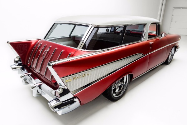 For Sale Used 1957 Chevrolet 210 Candy Red Pro-Tour AC | American Dream Machines Des Moines IA 50309