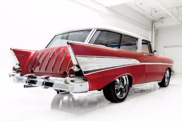 For Sale Used 1957 Chevrolet 210 Candy Red Pro-Tour AC | American Dream Machines Des Moines IA 50309