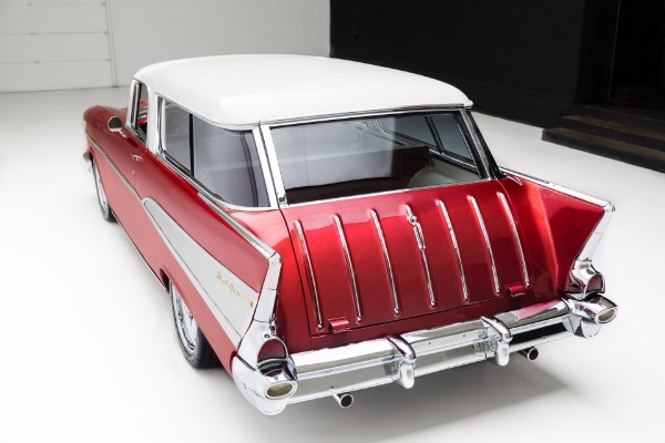 For Sale Used 1957 Chevrolet 210 Candy Red Pro-Tour AC | American Dream Machines Des Moines IA 50309