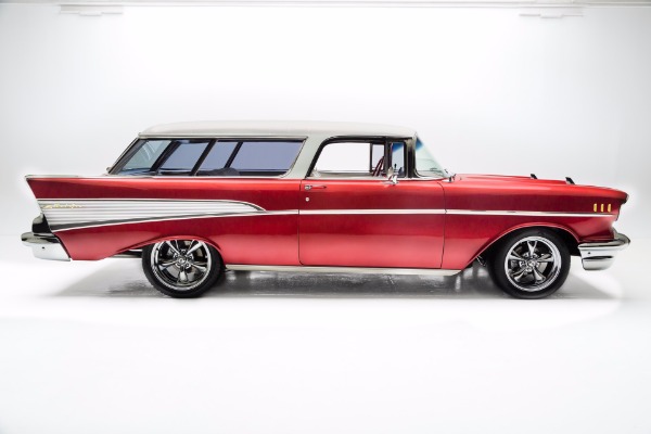 For Sale Used 1957 Chevrolet 210 Candy Red Pro-Tour AC | American Dream Machines Des Moines IA 50309