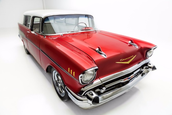 For Sale Used 1957 Chevrolet 210 Candy Red Pro-Tour AC | American Dream Machines Des Moines IA 50309