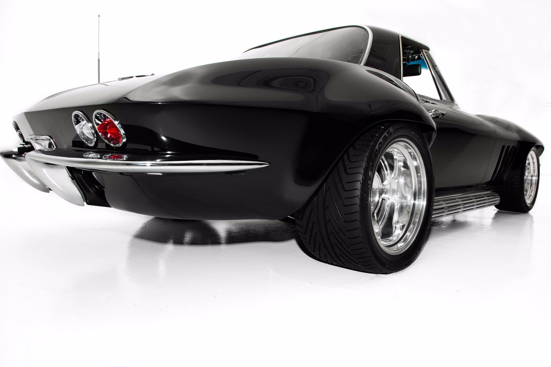 For Sale Used 1966 Chevrolet Corvette Triple Black Wide Body | American Dream Machines Des Moines IA 50309