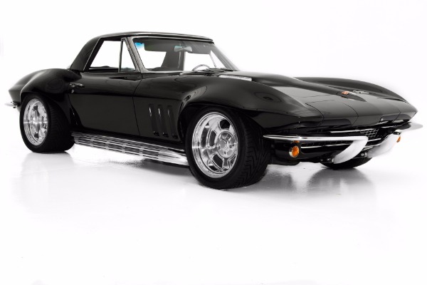 For Sale Used 1966 Chevrolet Corvette Triple Black Wide Body | American Dream Machines Des Moines IA 50309