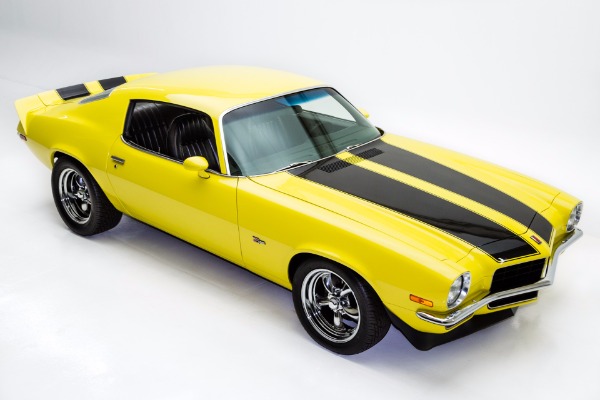 For Sale Used 1972 Chevrolet Camaro Z28 Stripes Blk Chrome | American Dream Machines Des Moines IA 50309