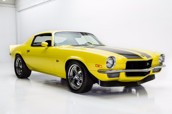 For Sale Used 1972 Chevrolet Camaro Z28 Stripes Blk Chrome | American Dream Machines Des Moines IA 50309