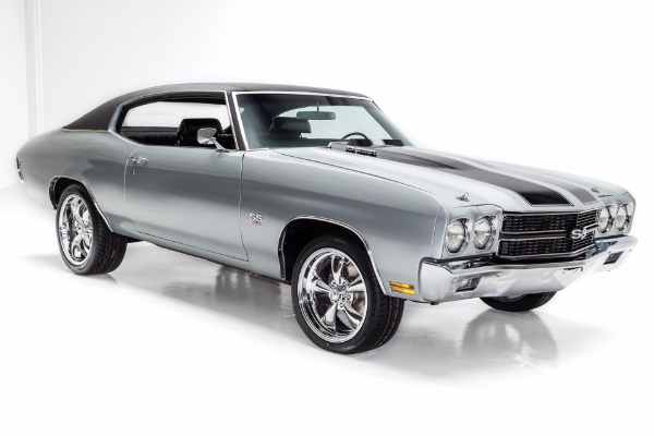 For Sale Used 1970 Chevrolet Chevelle SS Silver, 454 4-Speed | American Dream Machines Des Moines IA 50309