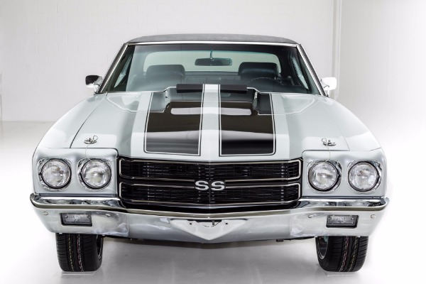 For Sale Used 1970 Chevrolet Chevelle SS Silver, 454 4-Speed | American Dream Machines Des Moines IA 50309