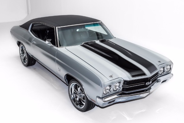 For Sale Used 1970 Chevrolet Chevelle SS Silver, 454 4-Speed | American Dream Machines Des Moines IA 50309