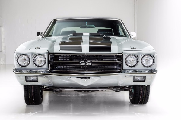 For Sale Used 1970 Chevrolet Chevelle SS Silver, 454 4-Speed | American Dream Machines Des Moines IA 50309