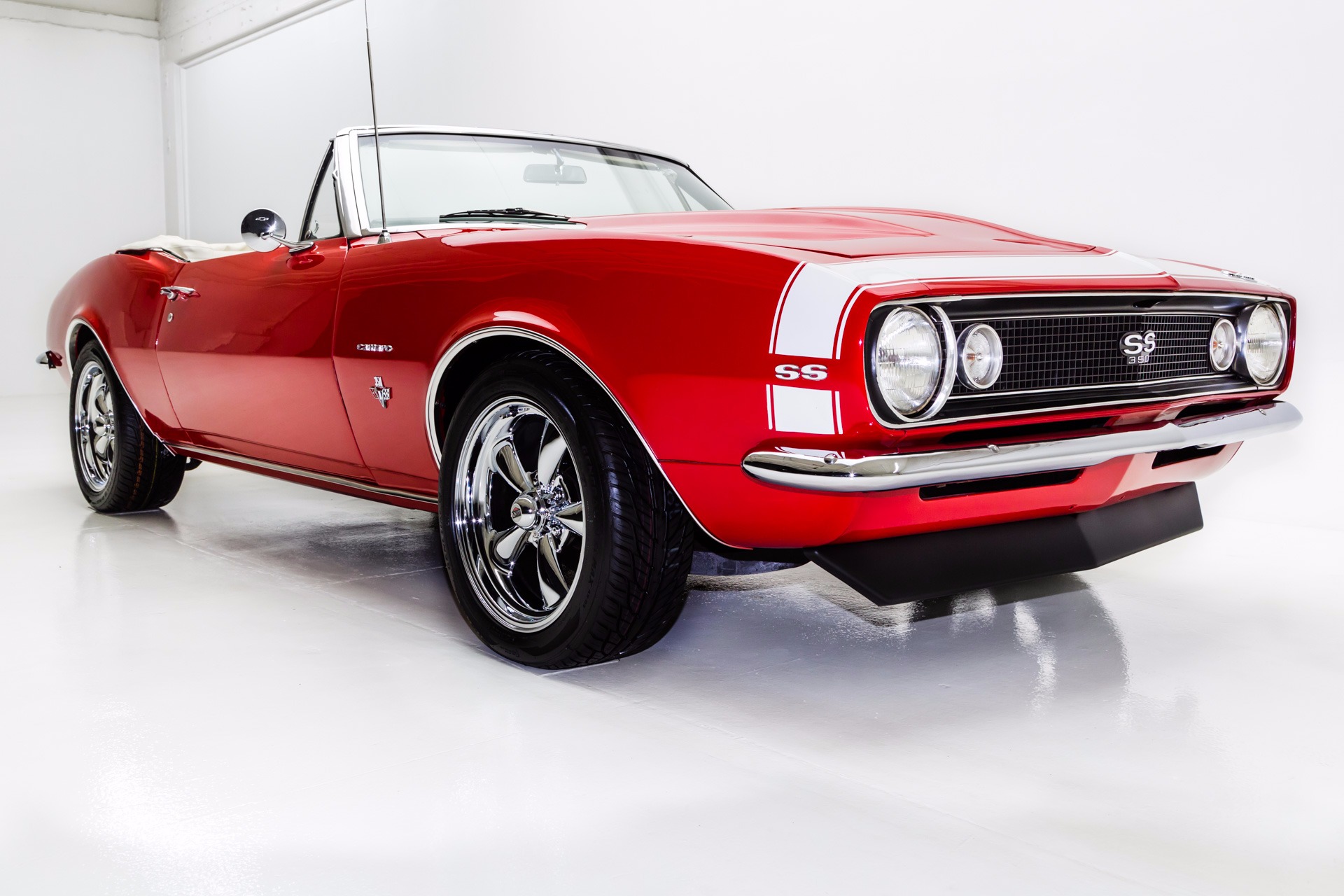 For Sale Used 1967 Chevrolet Camaro Red & Rolling on Chrome | American Dream Machines Des Moines IA 50309