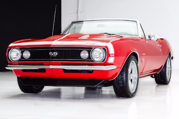 For Sale Used 1967 Chevrolet Camaro Red & Rolling on Chrome | American Dream Machines Des Moines IA 50309