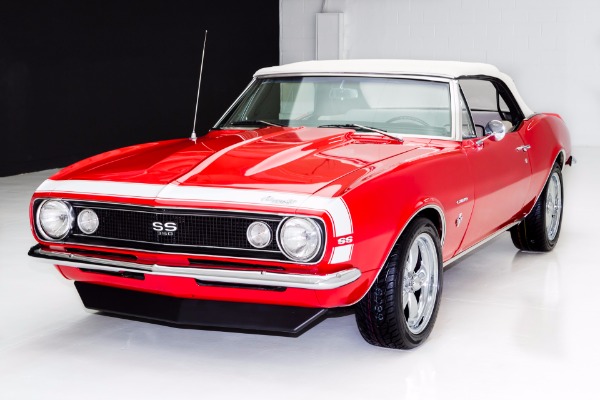 For Sale Used 1967 Chevrolet Camaro Red & Rolling on Chrome | American Dream Machines Des Moines IA 50309