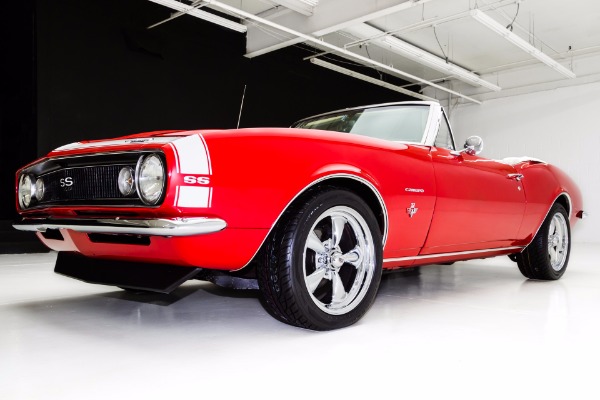 For Sale Used 1967 Chevrolet Camaro Red & Rolling on Chrome | American Dream Machines Des Moines IA 50309