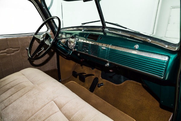 For Sale Used 1950 Chevrolet 3100 Pickup 5 Window, Disc Brakes, Dual Carbs | American Dream Machines Des Moines IA 50309