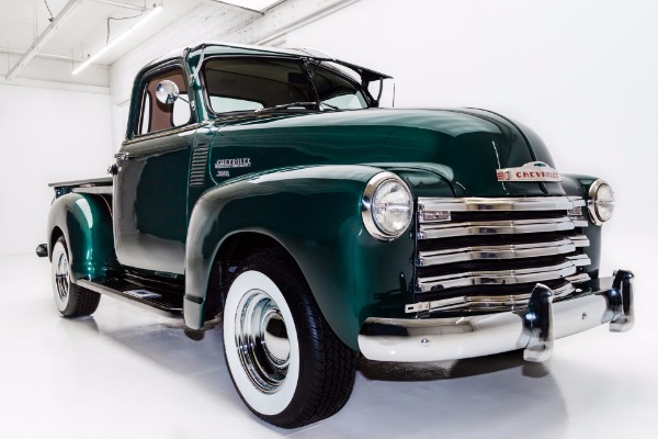 For Sale Used 1950 Chevrolet 3100 Pickup 5 Window, Disc Brakes, Dual Carbs | American Dream Machines Des Moines IA 50309