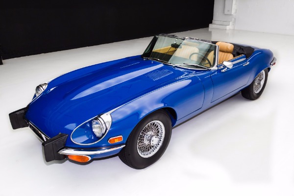 For Sale Used 1974 Jaguar E Type Series III OTS Roadster | American Dream Machines Des Moines IA 50309