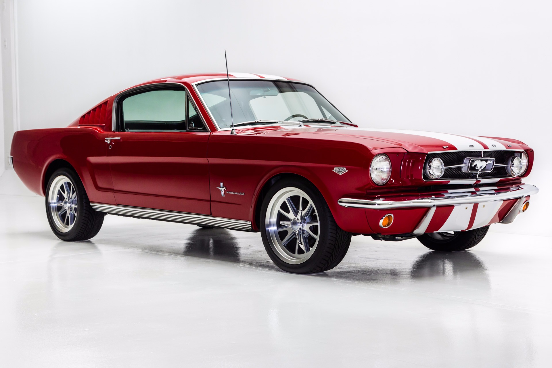 For Sale Used 1965 Ford Mustang Fastback AC Shelby Stripes | American Dream Machines Des Moines IA 50309