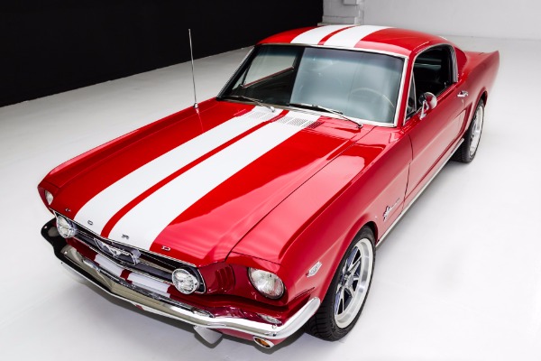 For Sale Used 1965 Ford Mustang Fastback AC Shelby Stripes | American Dream Machines Des Moines IA 50309