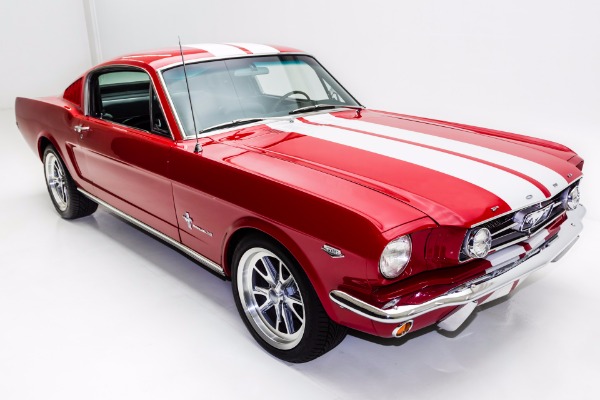 For Sale Used 1965 Ford Mustang Fastback AC Shelby Stripes | American Dream Machines Des Moines IA 50309