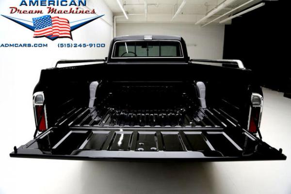 For Sale Used 1972 Chevrolet K20 Cheyenne pickup Black 4x4 Frame off | American Dream Machines Des Moines IA 50309